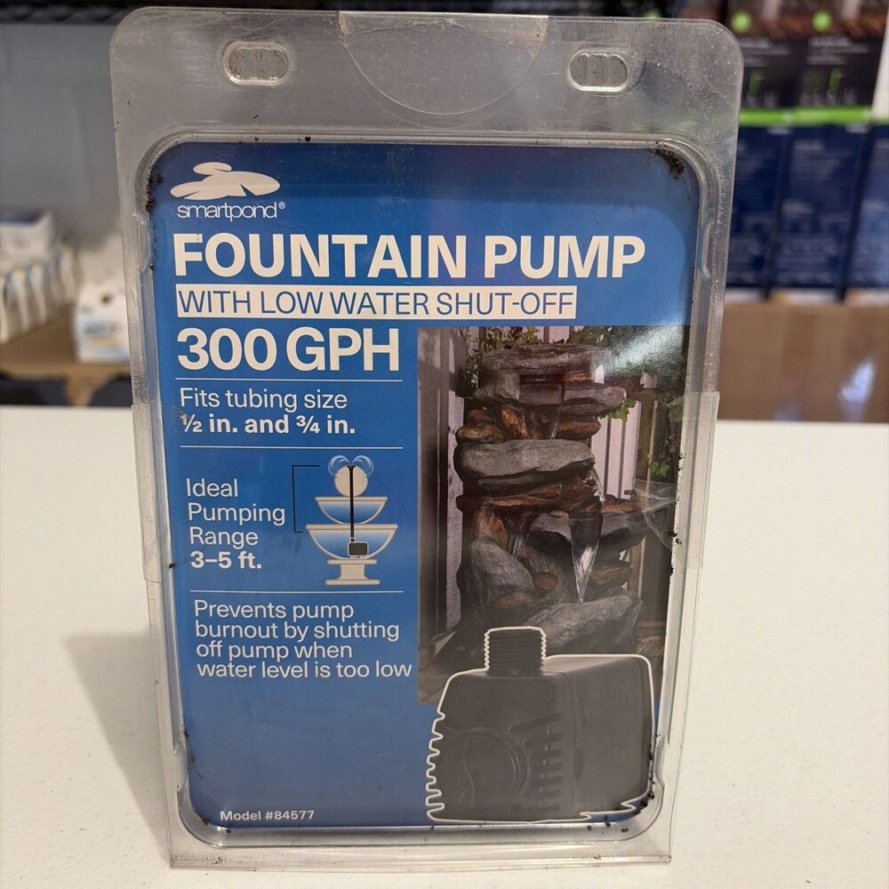 Smartpond 300-GPH Submersible Fountain Pump With Low Water Shut-Off, 84577